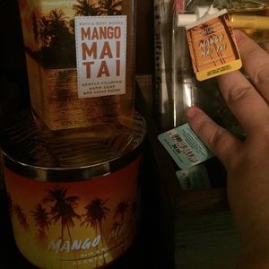 Mango mau tai candle soap wallflower